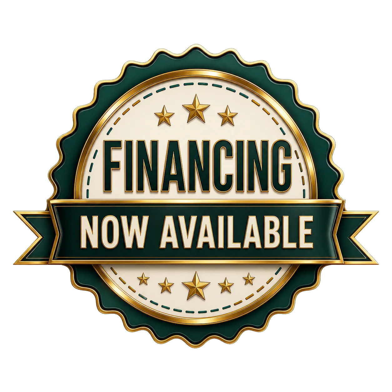 Financing now available Financing now available